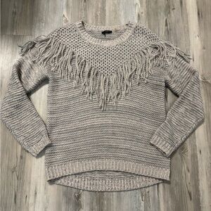 Dex Fringe Knit Sweater – Size Medium